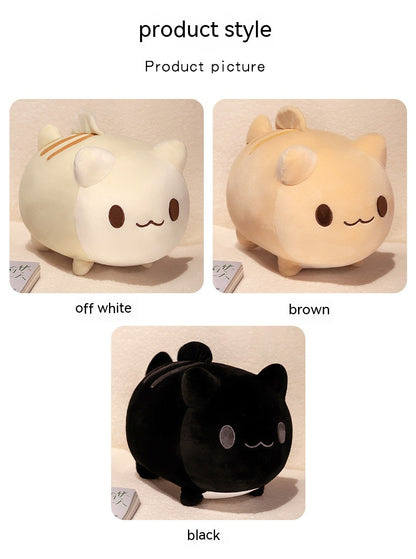 Round and Large Cute Stuffed Cat Toy