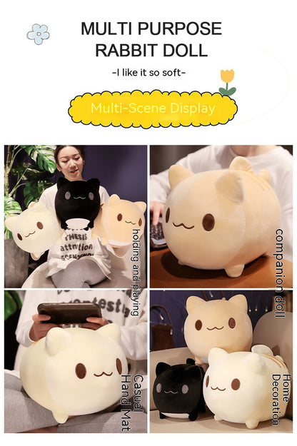 Round and Large Cute Stuffed Cat Toy