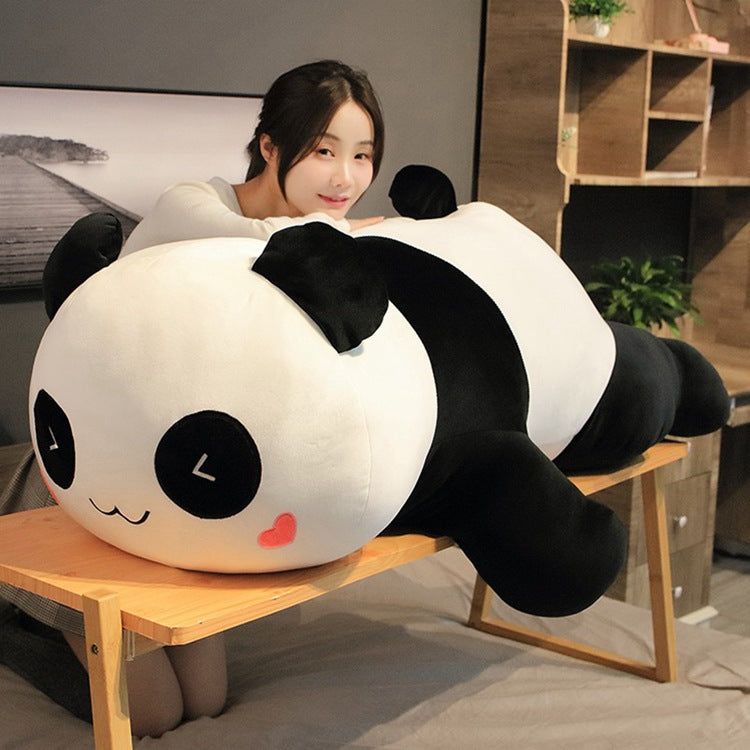 Cute & Large Panda Plush Toy Collection with Different Eye Expressions