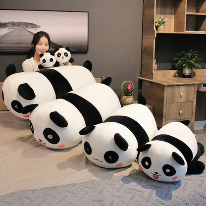 Cute & Large Panda Plush Toy Collection with Different Eye Expressions