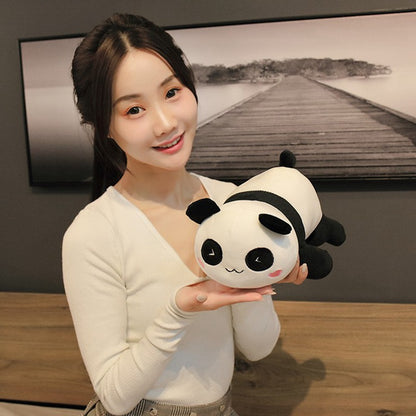 Cute & Large Panda Plush Toy Collection with Different Eye Expressions