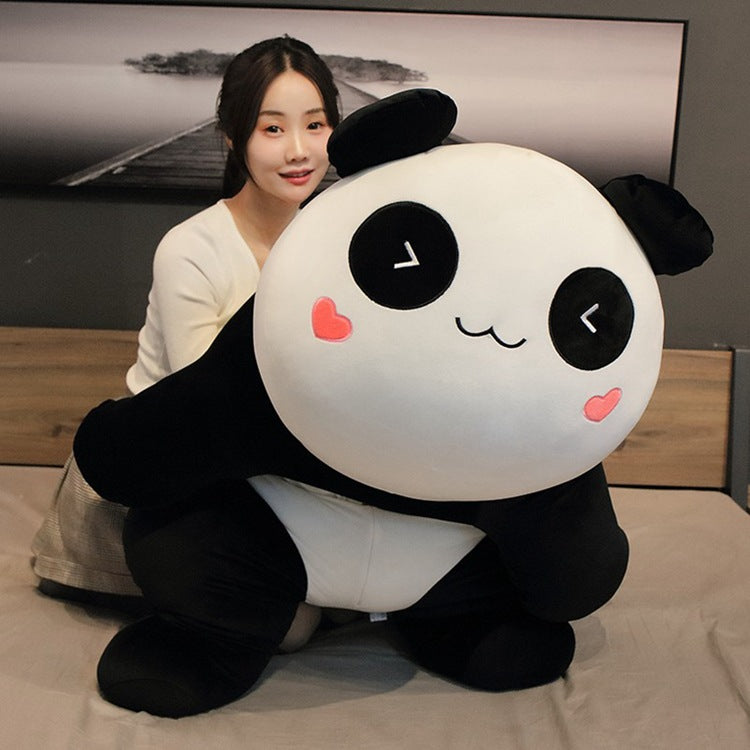 Cute & Large Panda Plush Toy Collection with Different Eye Expressions