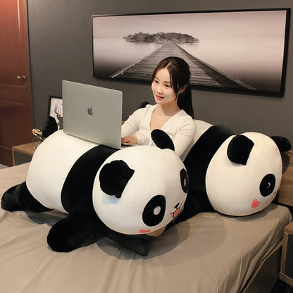 Cute & Large Panda Plush Toy Collection with Different Eye Expressions