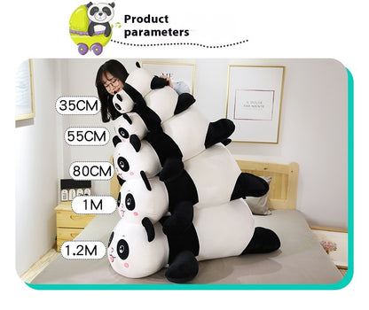 Cute & Large Panda Plush Toy Collection with Different Eye Expressions