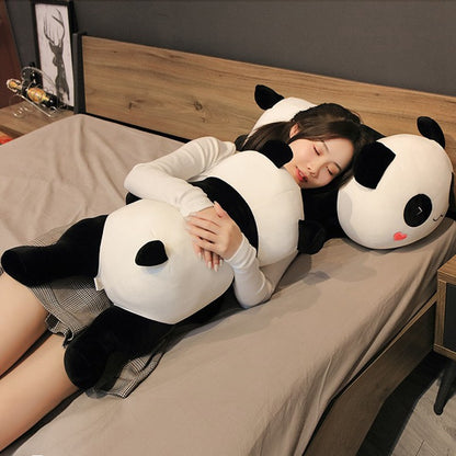 Cute & Large Panda Plush Toy Collection with Different Eye Expressions