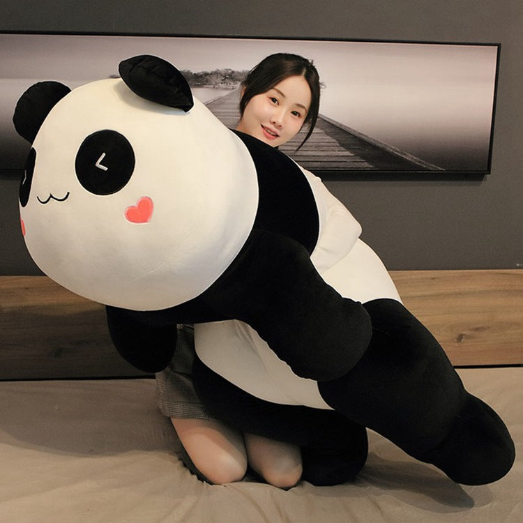 Cute & Large Panda Plush Toy Collection with Different Eye Expressions