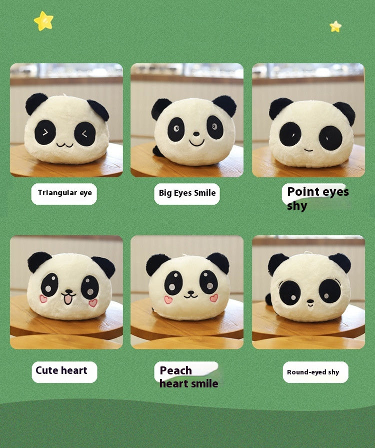 Cute & Large Panda Plush Toy Collection with Different Eye Expressions