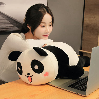 Cute & Large Panda Plush Toy Collection with Different Eye Expressions