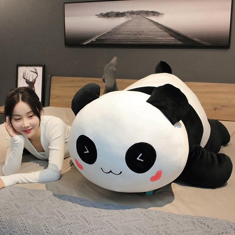 Cute & Large Panda Plush Toy Collection with Different Eye Expressions