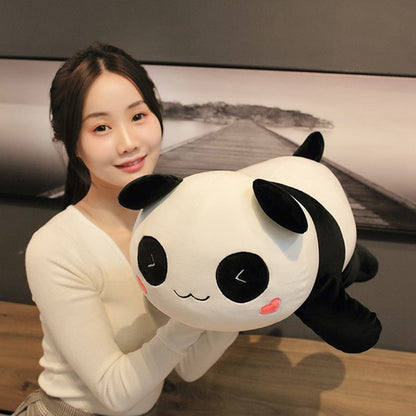 Cute & Large Panda Plush Toy Collection with Different Eye Expressions