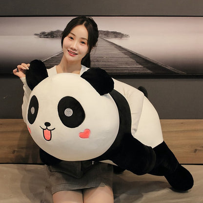 Cute & Large Panda Plush Toy Collection with Different Eye Expressions