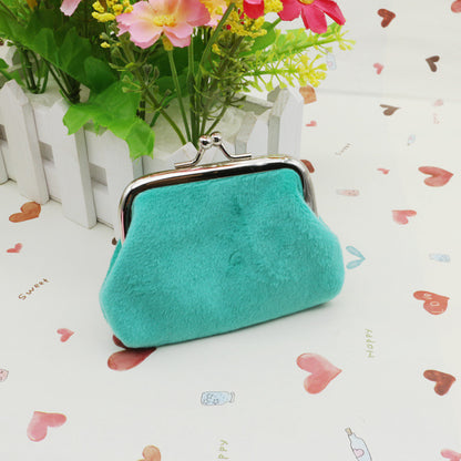 Vibrant Velvet Kiss Lock Small Coin Purse in Multiple Colors