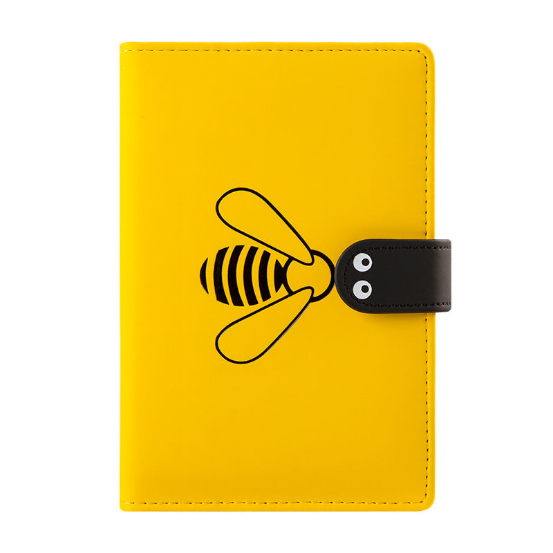 Playful Bee-Themed Journal with Bold Yellow & Black Covers