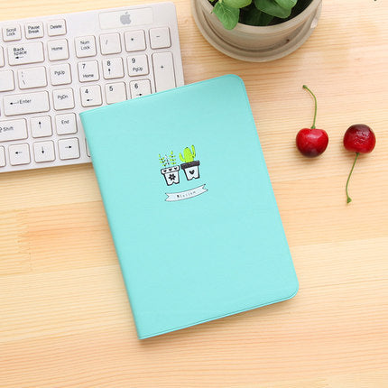 Colorful Softcover Plant-Themed Diary with Cute Icon Design