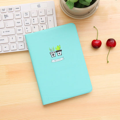 Colorful Softcover Plant-Themed Diary with Cute Icon Design