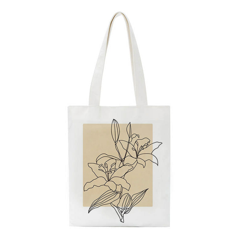 Fashionable Floral Tote Bag | Shoulder Tote Bag