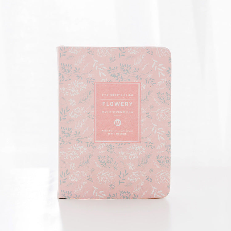 Flowery Cute Diary with Pastel Designs in Multiple Colors