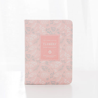 Flowery Cute Diary with Pastel Designs in Multiple Colors