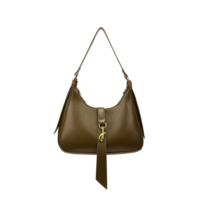 Minimalist One Shoulder Crossbody Bags for Women with Gold Accent