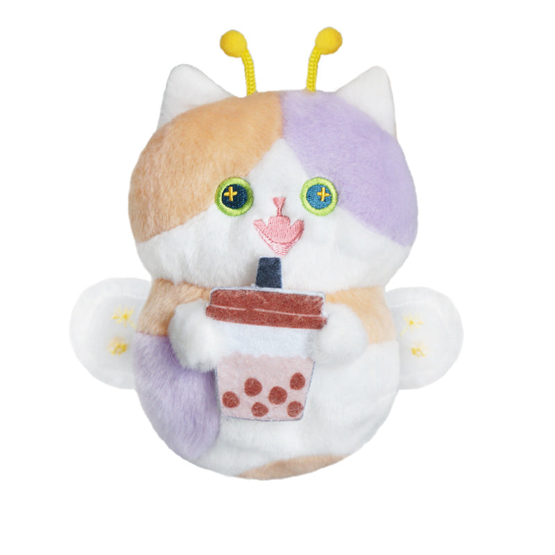 Cute Meow Cat Plush Coin Purse – Adorable Winged Design