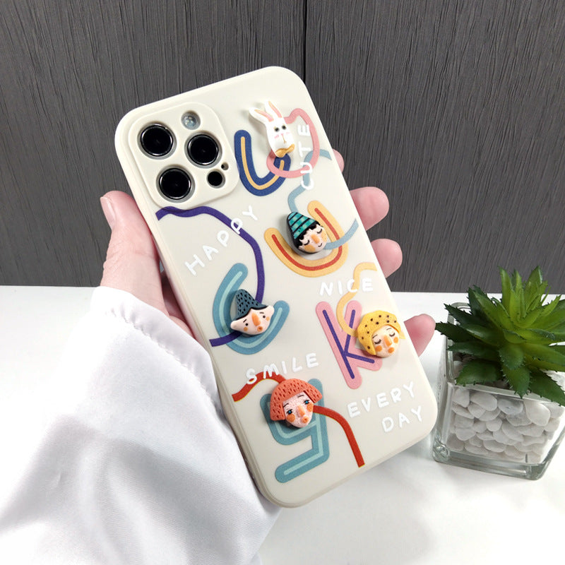 Cute Bunny & Duck Design 3D Silicone Phone Cases