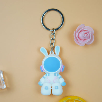 Bunny Keychain in Astronaut Outfit | Cute Rabbit Keychain