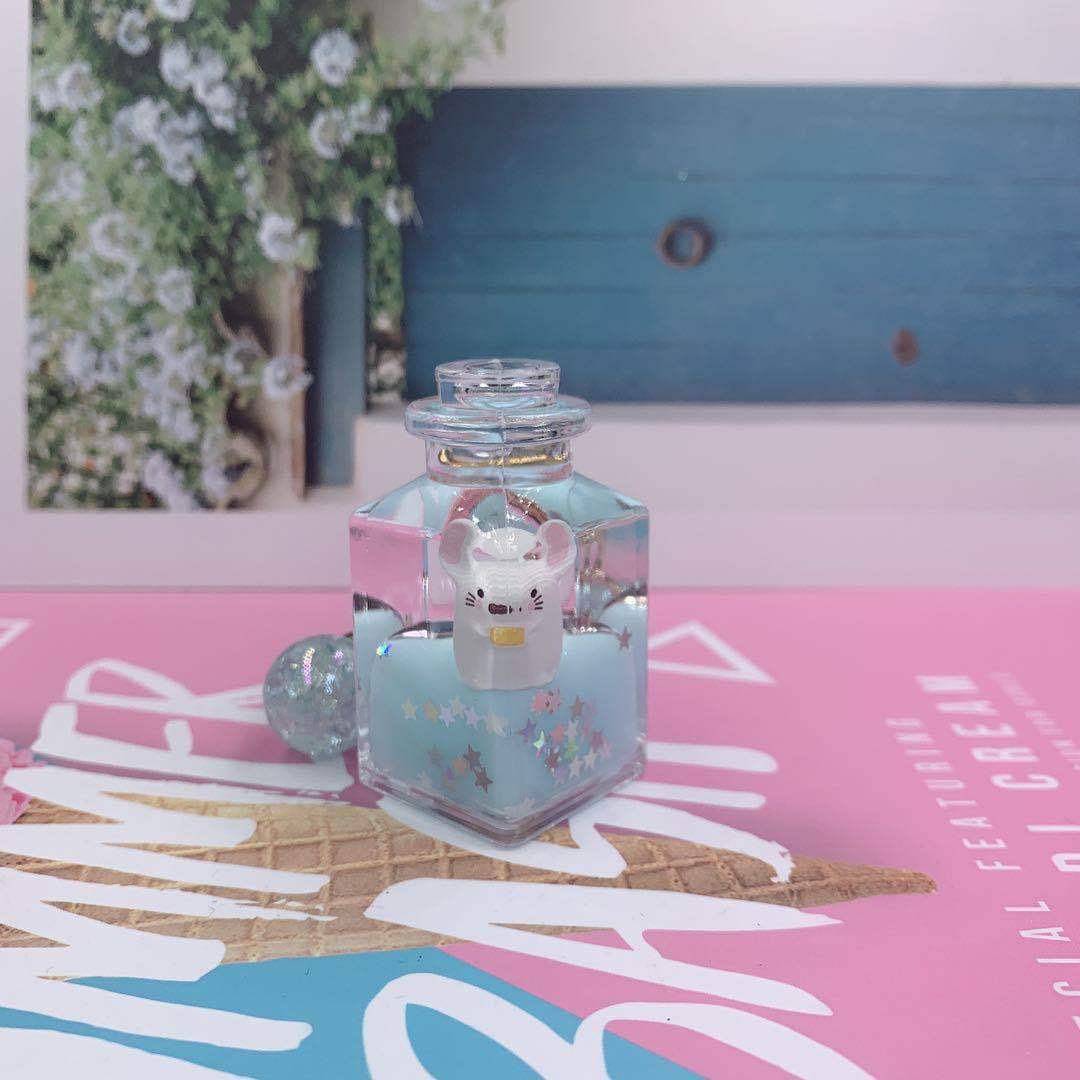 Creative Floating Quicksand Animal Keychain