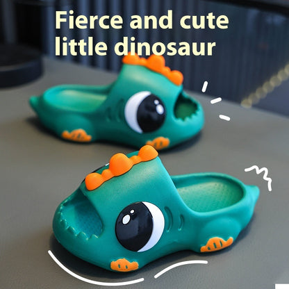 Big-Eye Dinosaur Rubber Slipper Slides for Kids – Cute & Non-Slip