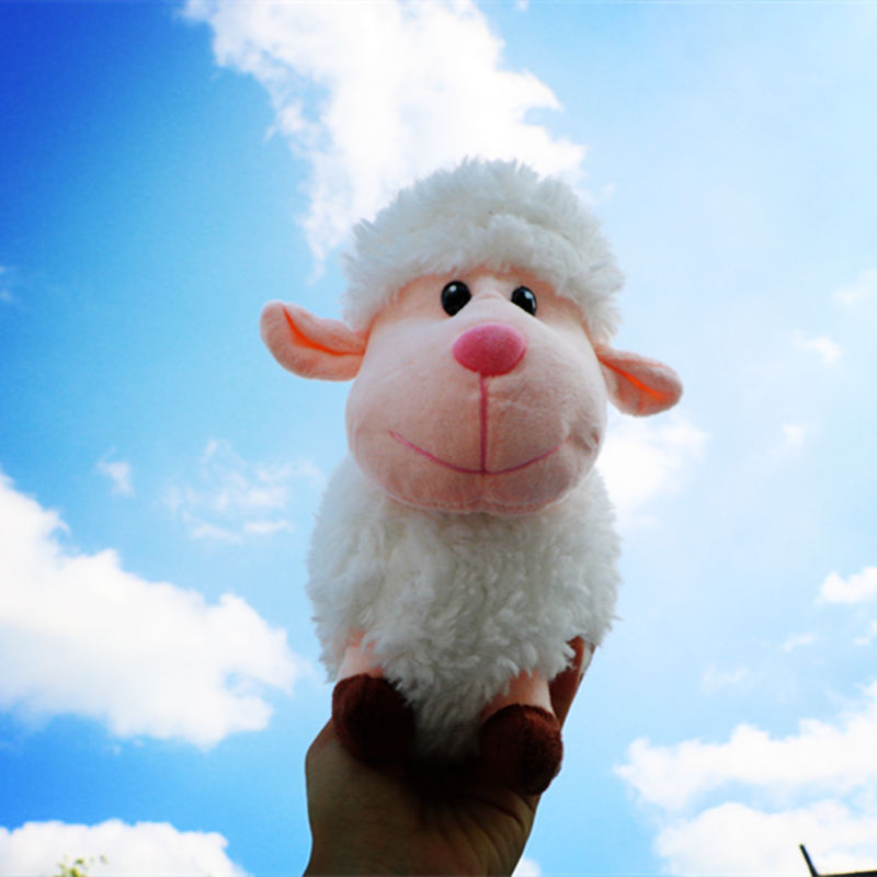 Adorable Cartoon Sheep Plush Toy – Soft Small Cute Plushie