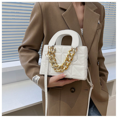 Sweet Rhombus Shaped Small Chain Bag for Women