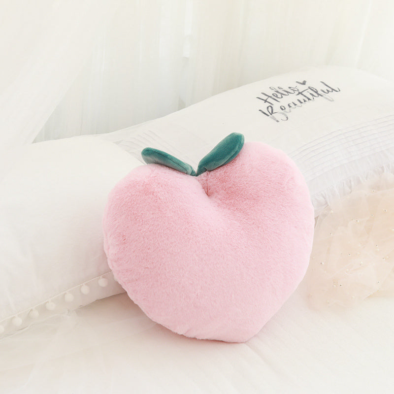 Creative Peach Shaped Plush Pillow with Blanket | Bedroom Throw Pillows