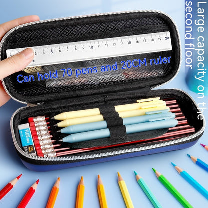 3D Zipper Pencil Case with Bright Cartoon Designs & Large Capacity