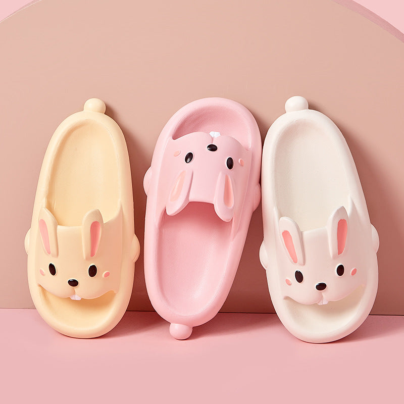 Adorable Bunny Rubber Slippers for Kids – Soft & Cute Design