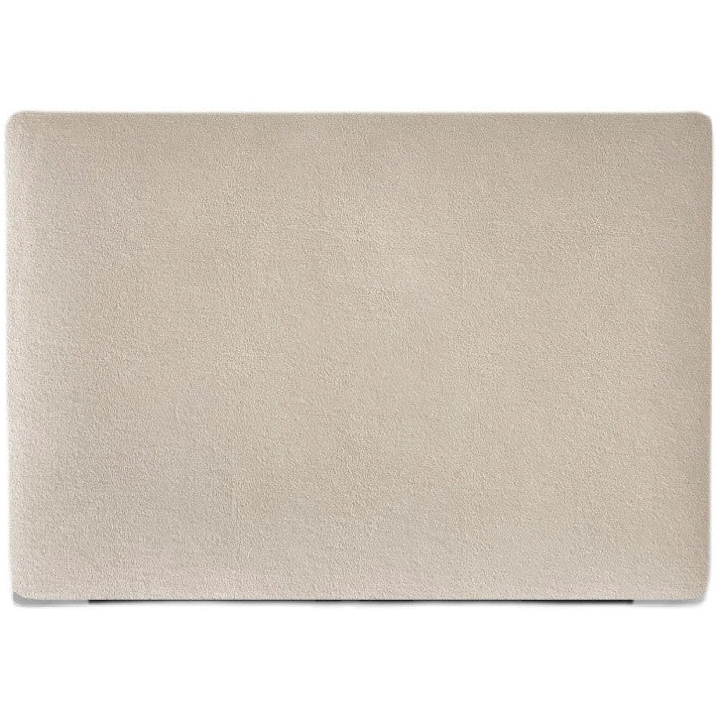 Minimalist Beige Laptop Sleeve Bag with Soft Protective Case