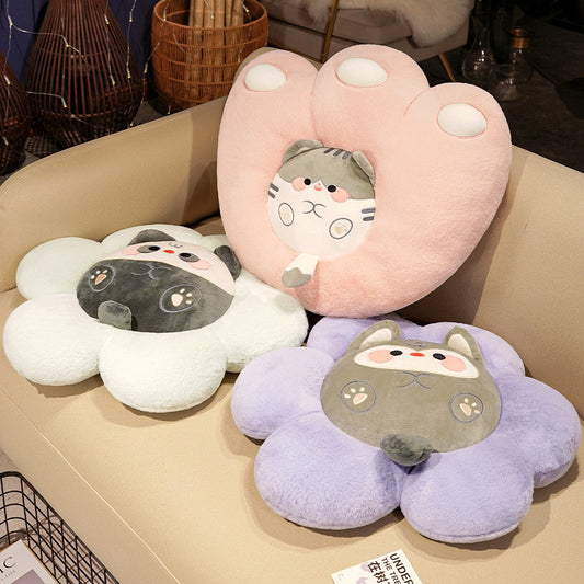 Cute Cat Plush Pillow