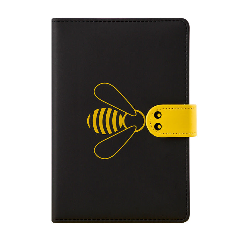 Playful Bee-Themed Journal with Bold Yellow & Black Covers