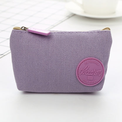 Bright Small Zipper Coin Purses in Fun Pastel Colors