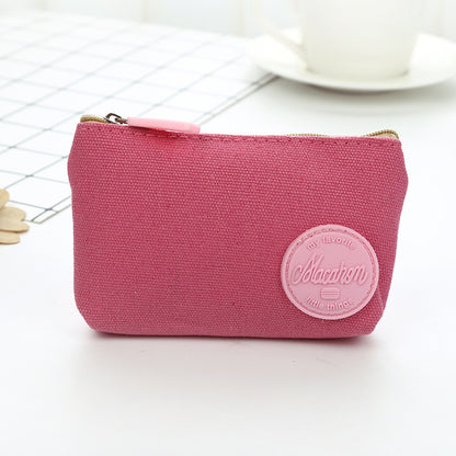 Bright Small Zipper Coin Purses in Fun Pastel Colors