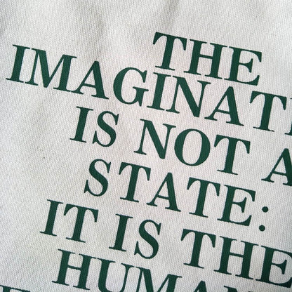 Literary Shakespeare Tote Bag | White Shoulder Tote Bag