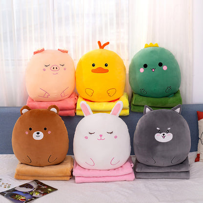 Stuffed Animals Plush Pillows Collection Featuring 6 Cute Animals