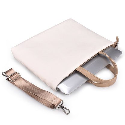 Soft Pink Laptop Sleeve Bag with Handle for 13.3 Inch Laptops