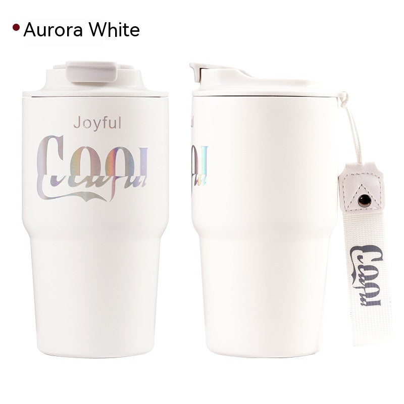 Trendy Insulated Stainless Steel Vacuum Tumblers – Multi-Color Grip