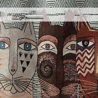 European Style Printed Tote Bag | Large Capacity Linen & Cotton Tote Bag