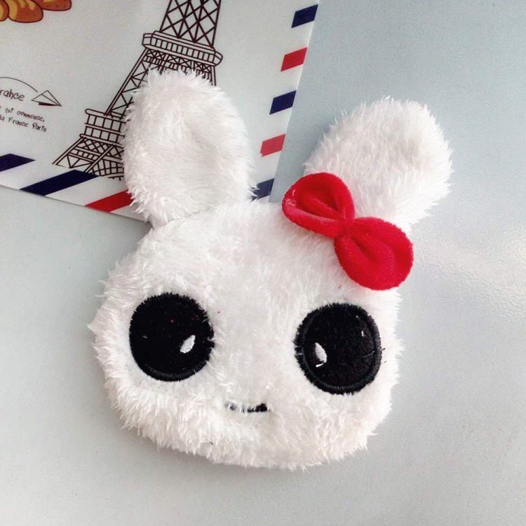 Cute Plush Animal Zipper Coin Purse in Small, Soft, and Colorful Designs