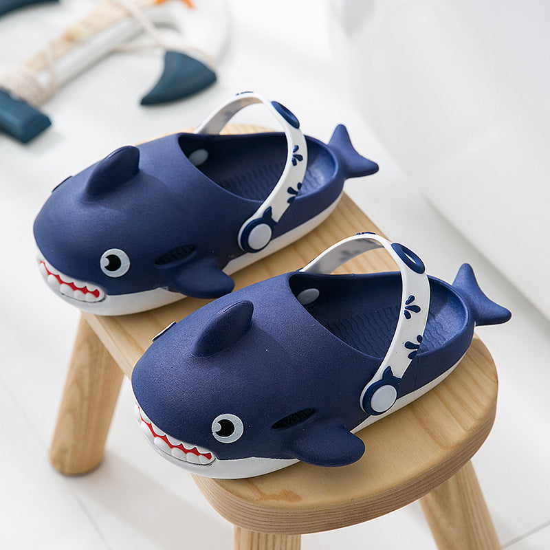 Vibrant Shark Slippers for Kids – Fun Summer Home Footwear