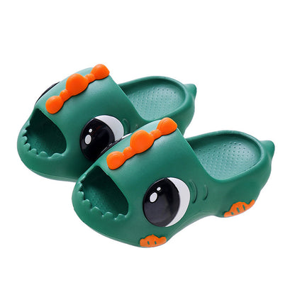 Big-Eye Dinosaur Rubber Slipper Slides for Kids – Cute & Non-Slip