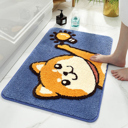 Playful Cat & Dog Non-Slip Absorbent Indoor Outdoor Doormat