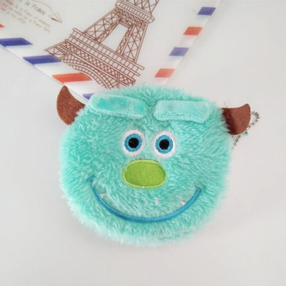 Cute Plush Animal Zipper Coin Purse in Small, Soft, and Colorful Designs