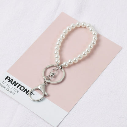 Elegant Pearl Keychains for Women with Chic Charms & Metal Clasps