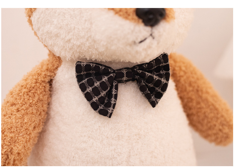 Small & Charming Animal Plush Toys with Bow Ties – Perfect Birthday Gifts